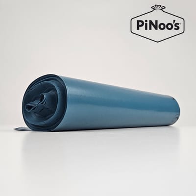 Blauwe Vuilniszakken 60 Liter | 2 rollen à 25 zakken - Gerecycled LDPE-plastic | T70 | 63x80 cm - Sterke afvalzakken 60L, Stevige vuilzakken 60L (06308005170)