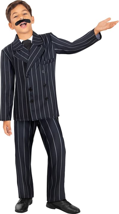FUNIDELIA Gomez Addams Kostuum - Addams Family Kostuum - Maat: 97 - 104 cm