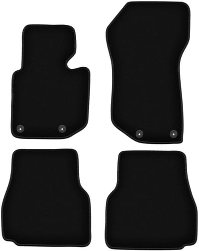 BASIC zwarte veloursmatten voor: BMW 3 E36 cabriolet (1993-2001)