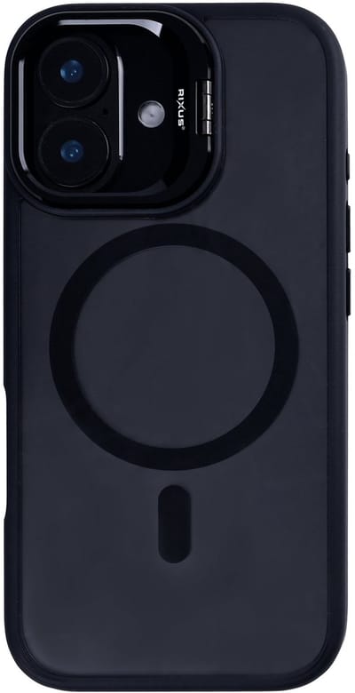 Rixus Classic 03 Case With MagSafe For Apple iPhone 17 Black