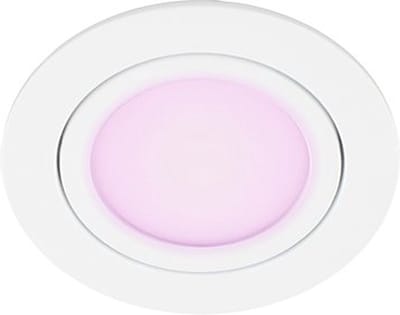 Set 3x - Mondo ondiepe inbouwspot - White & Color - rond WIT 8Watt IP65 - Zigbee 3