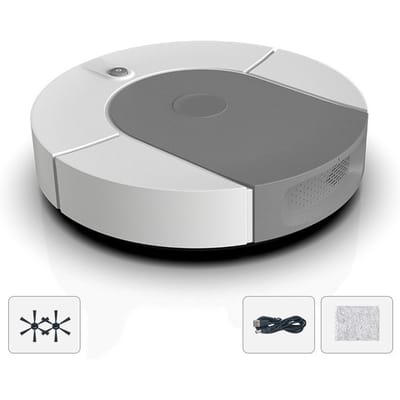 Robotstofzuiger Sterke Zuigkracht Automatisch USB Oplaadbaar Veegrobot voor Keramische Tegels grijze kleur