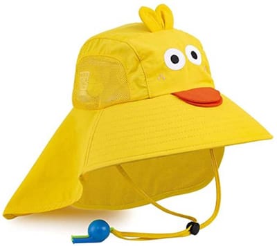 Nivard Zonnehoed - Reishoed - UV Beschermende Hoed - Bucket Hat - Festival - Pet - Hoedje Voor Baby - Hoofdbescherming - Eend