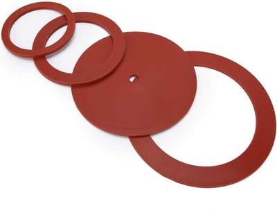 Gietmachine Pakkingen - Rubber Onderdelen - Sieraden Maken - Duurzaam Rubber Materiaal - 4 Stuks - Zwart
