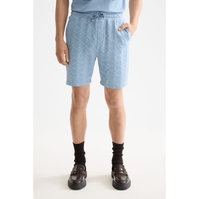 Scotch & Soda Jacquard Terry Sweatshorts Faded Denim Taglia: S | Pantaloncini Outlet | Uomo | Blu