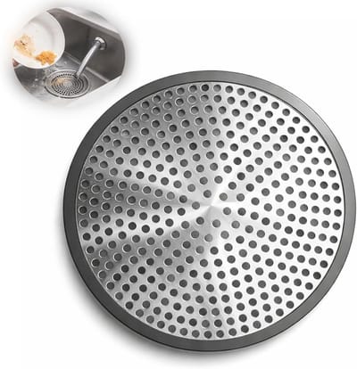 Douche haarvanger afvoerzeef - Ronde afvoerfilter voor douche en bad, eenvoudig te reinigen, voorkomt verstoppingen en houdt haar tegen