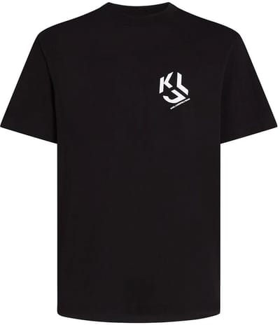 Karl Lagerfeld Jeans A2m17072 Regular Fit T-shirt Met Korte Mouwen Zwart S Man