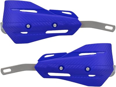 Motorfiets Handkappen - Stuurbeschermers Winddeflector - Veiliger Rijden - Universele Aluminium Pasvorm - 874 g - Blauw