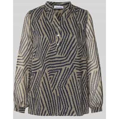 Blouseshirt met V-hals