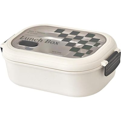 Boîte à Bento à 2 Compartiments Conservation de la Chaleur Acier Inoxydable Couche Intermédiaire Boîte à Déjeuner Hermétique Portable Rangement Alimentaire gray