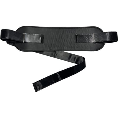 Hip Thrust Belt Glute Bridge Pad Workout met Dumbbells Kettlebells voor Squats Lunges Bridges Dips Training Thuis Fitnessapparatuur zwart