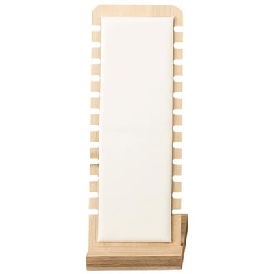 Présentoir à colliers amovible en bambou et bois, support de suspension pour ornements de chaîne claviculaire, présentoir à colliers, accessoires de prise de vue en direct, étagère beige