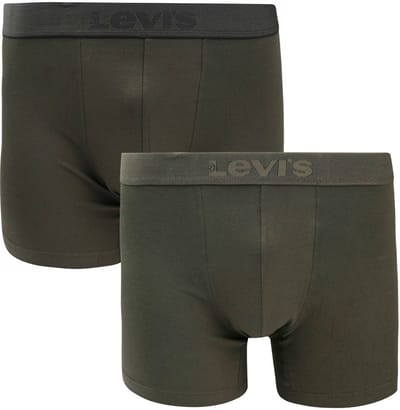Levi's Brief Boxershorts 2-Pack Groen - Maat L - Heren