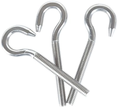 Schroefhaken, Haakboutschroef met een Ronde Schroefhaak Verlengde Haak 5PCSf 10st