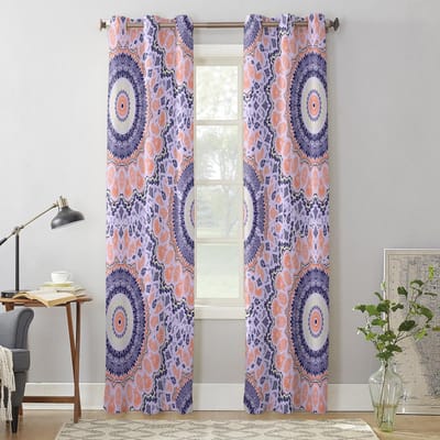 Indiase Abstractie Lijn Gordijnen voor Slaapkamer Woonkamer Raamgordijn Behandelingen Jaloezieën Keuken Huisdecoratie Draperieën 135W x 60H(cm) x1