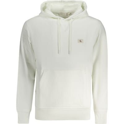 Calvin Klein Witte Katoenen Hoodie voor Heren