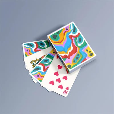 Klassieke Pokerkaarten Duurzaam Draagbaar voor Tafelspellen Plezier met het Gezin Reizen Perfect voor Feesten en Bijeenkomsten white