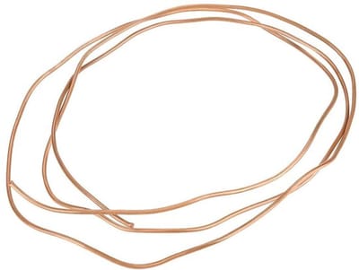 Koperen Buis 2 Meter - Zachte Buis - Buitendiameter 3 mm - Binnendiameter 2 mm - Dikte 0,5 mm - Voor Koelsystemen - Koudemiddelbuis