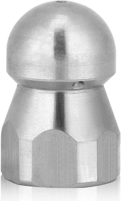 Drain Cleaning Nozzle voor Hogedrukreiniger - 3/8" Afvoerslang, Efficiënte Rioolreiniging en Verstopte Pijpen Oplossen