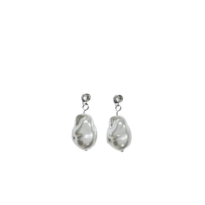 2 love it – White Pearl Glow – Oorbellen - Dames - Zilverkleurig