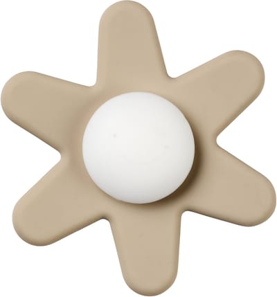 Nattou SILICONE Spinner - Bloem - 9 cm - Klei