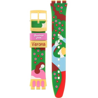 Swatch Plastic - Originals Medium (34mm) /Access/Solar/Musicall/Stop - G/SK/SL/SR/SS/SO28 ASO28Z112 Love In Verona Horlogeband