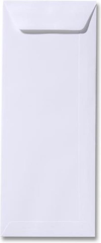 Envelop 12,5 x 31,2 Wit, 100 stuks
