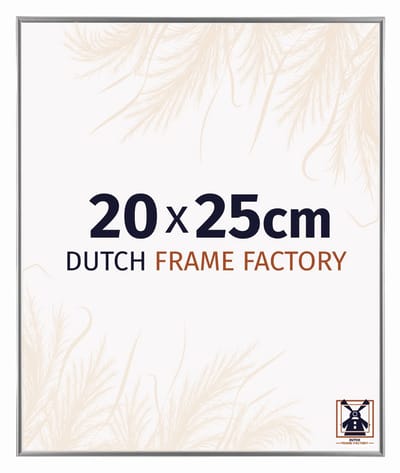 Fotolijst 20x25 cm - Kunststof - Zilver Hoogglans - Easy