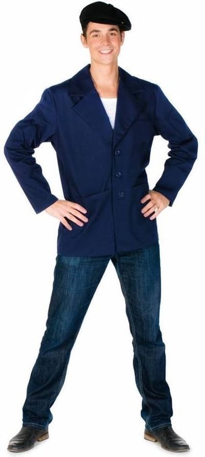 Keeper jas blauw mt.M