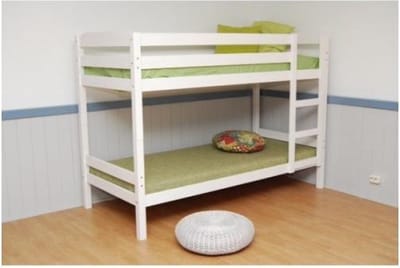 Hout Stapelbed Wit Deelbaar 90x200