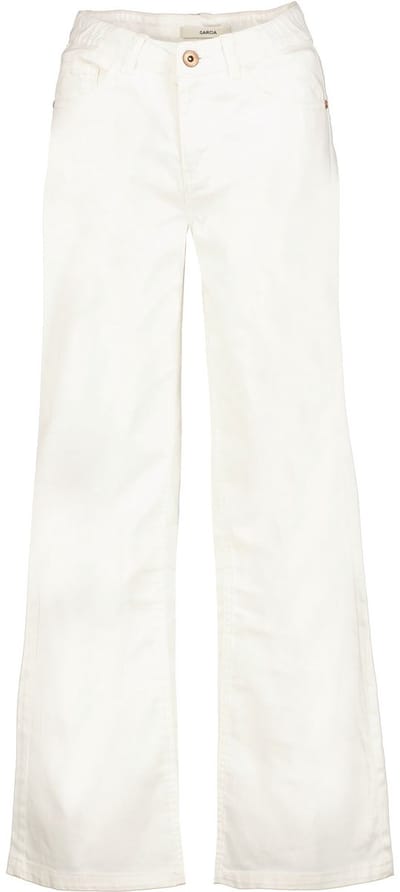 GARCIA B32528 Meisjes Wide Fit Broek Wit - Maat 140