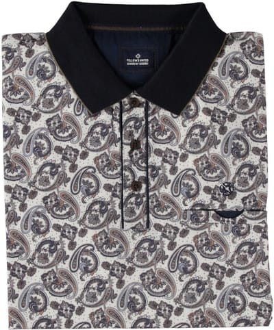 Fellows United - Polo Korte mouw - Heren - XL - Blauw - Katoen - 51.3612
