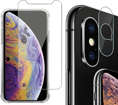 Geschikt voor iPhone XS / X Screen Protector Glas en Camera Screenprotector