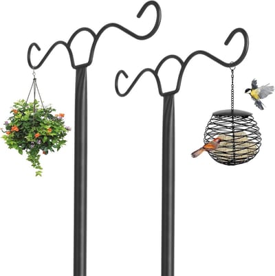 Hoge Metalen Vogelvoerstandaard 197cm Vrijstaand voor Tuin
