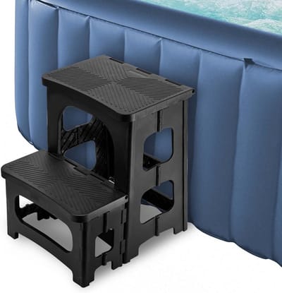 Opvouwbare Antislip Spa Hot Tub Trappen voor Binnen en Buiten