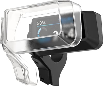 kwmobile elektrische fiets displaycover geschikt voor BoschPurion 200 cover - Display en randen beschermhoesje voor gps in transparant