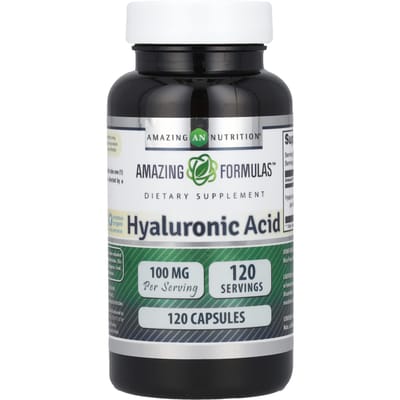 Nutrition étonnante, acide hyaluronique, 100 mg, 120 gélules