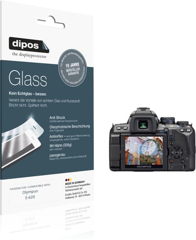 dipos – 2x Matte Pantserfolie geschikt voor Olympus E-620 | 9H Screenprotector