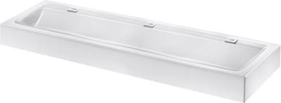 MINERALCAST collectieve wastafel wandmodel 1800 mm