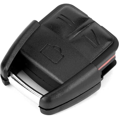 Étui de clé de voiture à 3 boutons Coque de clé Accessoires de rechange Adapté pour Opel Astra Zafira black