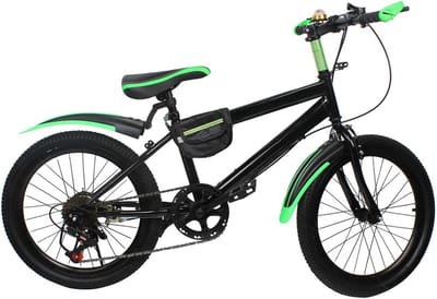 Kinderfiets - Stadsfiets Mountainbike - Buiten Sporten - Dubbele Schijfrem - 20 inch - Groen