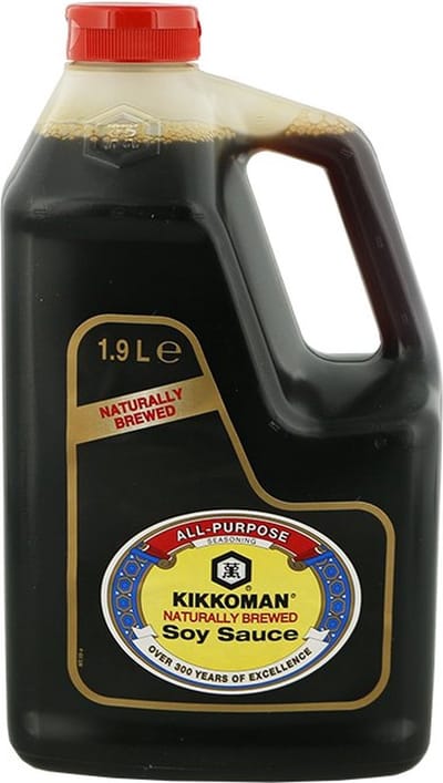 Kikkoman sojasaus - fles voor marinades, dressings en sauzen - 1,9 liter