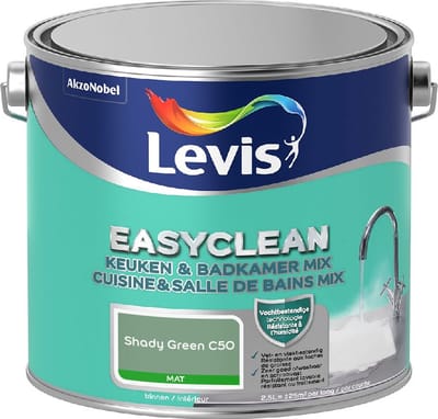 Levis - Easyclean Keuken & Badkamer Mix - Shady Green C50 - Mengverf - 2,5 L
