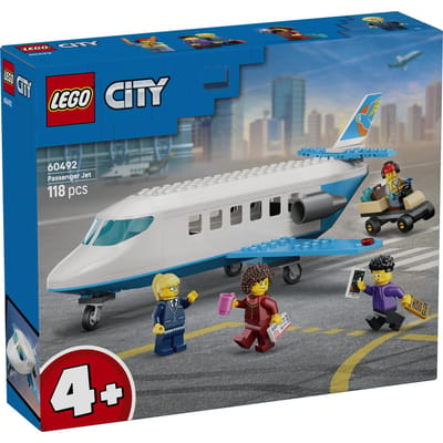 LEGO City Passagierstoestel Vliegtuig Speelgoed voor Kinderen Vanaf 4 Jaar 60492