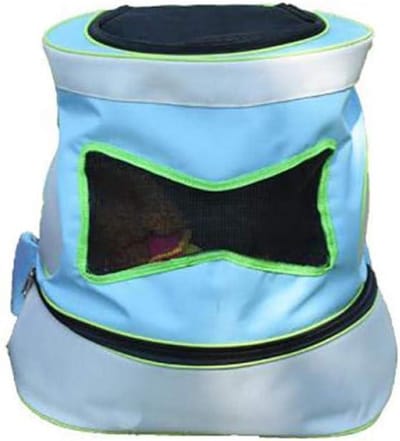 Huisdier Hond Dubbele Schoudertas - Mesh Rugzak Katten - Huisdier Vervoer - Ademende Decompressie - 39x23x45cm - Blauw