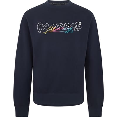 Money Heren Chop Vice Crew Hals Sweatshirt (Marine)