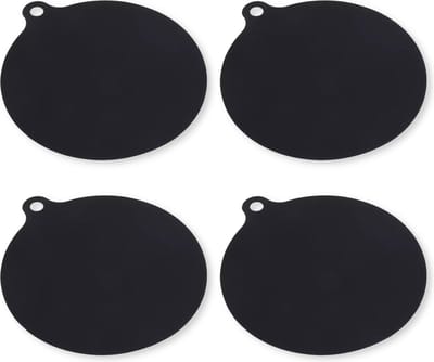 EnzoVita® Siliconen Inductiebeschermers – 4 stuks 22 cm – Antislip - Vaatwasserproof