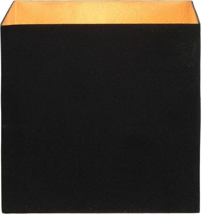 Atmooz - Wandlamp Gerona - Industrieel - Woonkamer / Slaapkamer - Zwarte Buitenkant - Gouden Binnenkant - Hoogte 14cm - Metaal