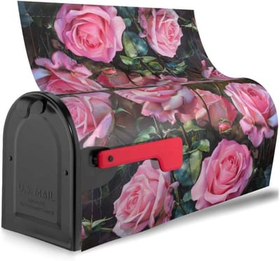 Brievenbus Decoratie - Postbakhoes - Huis Aankleden - Waterdicht en Magnetisch - 46 x 53 cm - Zwart