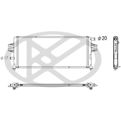Radiator, motorkoeling KOYORAD PL083927